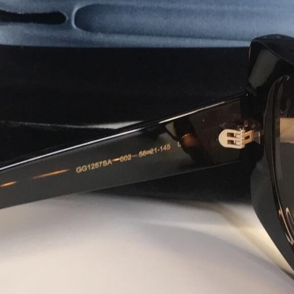 Gucci GG1257SA 002 Havana/Brown Oversized Sunglasses – New w/ Full Packaging - Picture 13 of 13